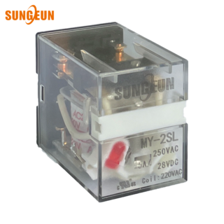 8핀 릴레이 파워릴레이 소켓 24v 220v relay 성은전자 MY-2SL, AC220V, 1개