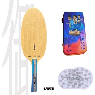 산웨이 호하 테니스 메사 내부 목재 카본 오프 훈련용 탁구 라켓, 2. Package B long FL, 1개