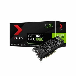 PNY NVIDIA GeForce GTX 1060 6GB 오버클럭 PCI 그래픽 카드