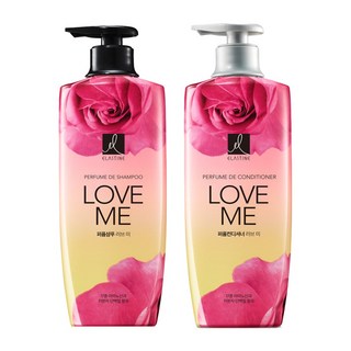 엘라스틴 퍼퓸 러브미 샴푸+컨디셔너 600ml 600ml 1세트, 1개