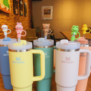헬로키티 스탠리 텀블러 빨대 마개 세트