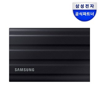 삼성전자 공식인증 포터블 외장SSD T7실드, 2TB, 블랙