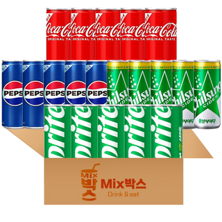 탄산음료 4종 세트, 1세트, 245ml