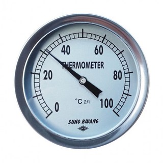 바이메탈 센서가 탑재된 국산 온도계 T형 100파이 50도 100도 150도 350도, 100도 150L, 1개
