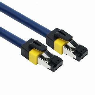 넥시 CAT8 S-FTP 랜선 고속 인터넷 UTP 랜케이블, 2m, 블루, 1개