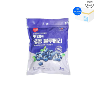 CJ프레시웨이 이츠웰 맛있는 냉동 블루베리, 1kg, 3개