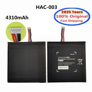 2025 년 HAC 003 배터리 Nintendo 스위치 콘솔 HAC-003 HAC-001 3.7V 4310mAh 스위치 컨트롤러 교체 배터리