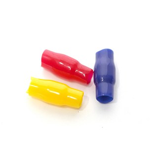 터미널캡 단자캡 압축단자 튜브 10SQ 50개입, 갈색, 1개