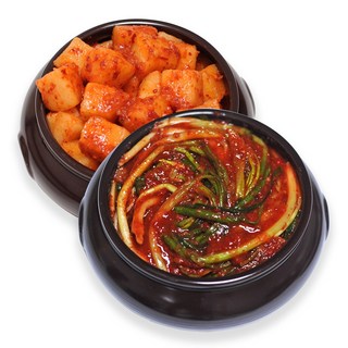 파김치2kg + 깍두기2kg, 4kg, 1개