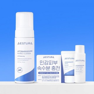 에스트라 아토베리어365 버블클렌저 150ml 증정 에센스 25ml 1개 앰플 1ml 크림 10ml, NO플라스틱증정품X