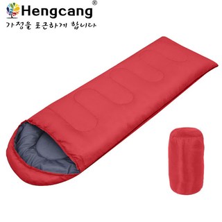 Hengcang 보온 방수 방습 아웃도어 캠핑 침낭, 1개, A4