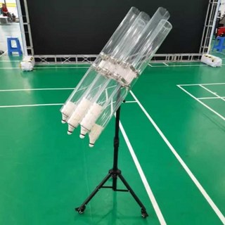 셔틀콕배급기 배드민턴 서브 연습 훈련 보관통 공급기 오토서브 셀프 공 레슨용 배급기 1개 4. 바퀴형-200구 상품 이미지