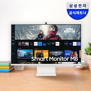 삼성 80cm 스마트 TV 모니터 UHD 4K IPTV, M8/S32DM801