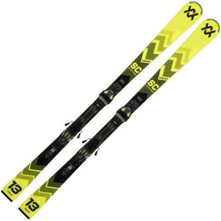 Volkle Ski 2025 VOLKL RACETIGER SC + VMOTION 12 GW YELLOW 레이스 타이거 바인딩 세트 24-25, 1개