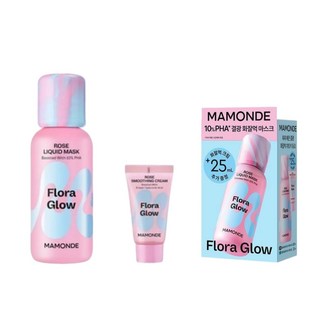 마몽드 플로라 글로우 로즈 리퀴드 마스크 기획세트 80ml+크림25ml, 1개