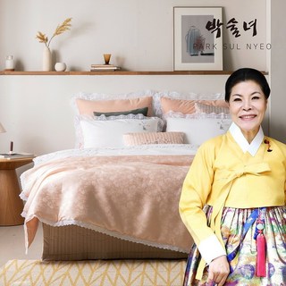 박술녀자수광목요세트 사용 모습