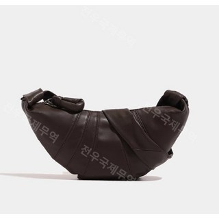 소가죽 만두 가방 양가죽 크로스 바디 백 공용 크로와상 백 가슴 숄더