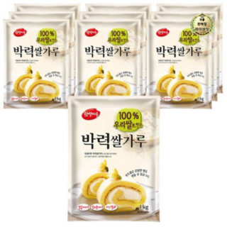 라이브잇 햇쌀마루 박력쌀가루, 1kg, 70개