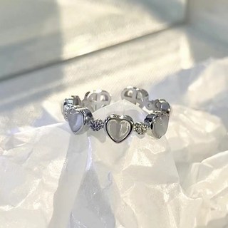 태쓰 캐츠아이 스톤 러브링 반지 태쓰 캐츠아이 스톤 러브링 반지