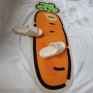 규조토 싱크대 러그 주방 바닥 매트 발 미끄럼방지 부엌 당근 9210EA 1(EA), 40x120cm