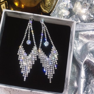 영블리 14C 럭셔리 샹들리에 클럽 파티 귀걸이