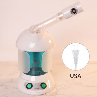 페이셜 스티머 온열 가습기 전문 이온 사우나 살롱 수분 공급 스킨 케어 도구, US plug