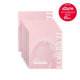 니프니프 피치 핏 콜라겐 겔 마스크 (5매입) 천만 뷰티 인플루언서 미지우의 민감피부 완벽솔루션, (무료배송)니프니프 피치 핏 콜라겐 겔 마스크 (5매입, 1개