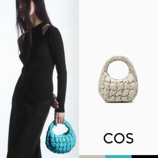 COS 코스 퀼티드 마이크로 토트 백 - 가죽 3 COLOR