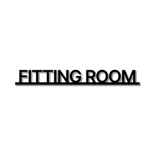 무드팩토리 도어사인 스카시 표지판 (연결형), FITTING ROOM