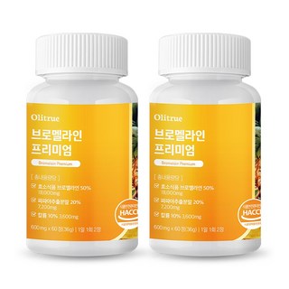 올리트루 브로멜라인 프리미엄, 2개, 60정