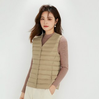 SunburstWonder 여성 경량 오리털 패딩 조끼