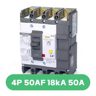 LS 산업용 누전차단기 EBS54c 4P 50AF 18kA 20A 30A 40A 50A 표준형 ELB, 50A, 1개