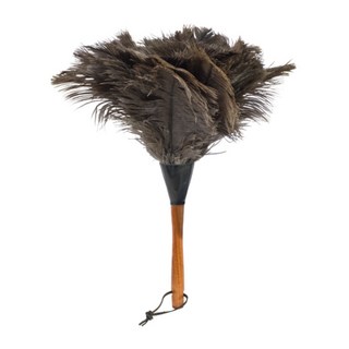 독일 REDECKER 블랙 타조 깃털 먼지떨이 35cm 468806, 1개