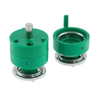 교체 가능한 마그네틱 배지 단추 메이커 몰드 DIY 프레스 기계용 펀칭 다이 25mm, 01 Dark Green HJ-5
