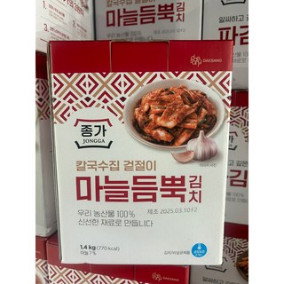 종가 마늘듬뿍김치, 1개, 1.4kg