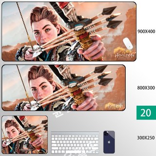 호라이즌 포비든 웨스트 캐릭터 콘솔 테이블 매트 대형 마우스 패드 장패드 3mm, 300X250mm - 두께 3mm, 1개, 20.T