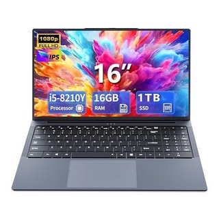 DUNHOO 게이밍 노트북 i5 16인치 노트북 최대 3.60GHZ 노트북 컴퓨터 16GB RAM TSD용 기존 노트북 컴퓨터 비즈니스 랩 탑 풀 HD 1920X1200, CPU:16 inch I5-16+1TB