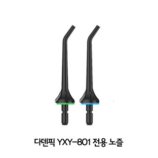 다덴픽 YXY-801 구강세정기 전용 노즐 팁 2개 세트 헤몬클린스톰구강세정기물치
