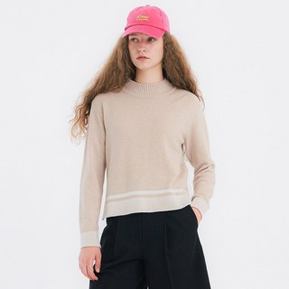 올리브데올리브 반하이넥 니트 풀오버 OK3WP0410