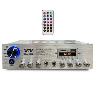 카페 및 가정용 2채널 200W 블루투스 미니 앰프 DSA-220K 자동차6채널엠프 카페 및 가정용 2채널 200W 블루투스 미니 앰프 DSA-220K 자동차6채널엠프