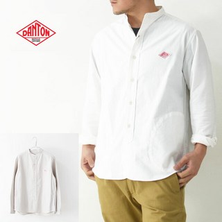 [ DANTON] 단톤 M's LS OXFORD NO COLLAR SHIRTS [JD-3607YOX]