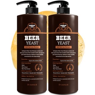 닥터라파알 맥주 효모 샴푸, 1L, 2개