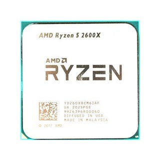 AMD Ryzen 5 2600X 3.6 GHz 6 코어 12 스레드 95W CPU 프로세서 소켓 AM4, 한개옵션1