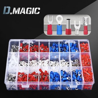 PG O형 Y형 터미널 압착 단자 1000PCS 전선 연결 배선, 1000개