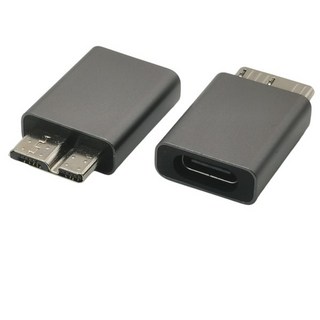 충전잭 USB 어댑터 C타입 3.0 마이크로 수 커넥터 갤럭시 S5 노트 씨게이트 WD 도시바 외장 하드 드라이브, 1개