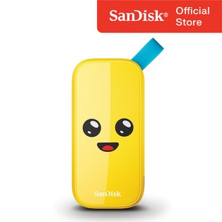 샌디스크 포터블 외장 SSD E30 Fortnite Peely 리미티드 에디션 대용량 고성능, 옐로우, 1TB