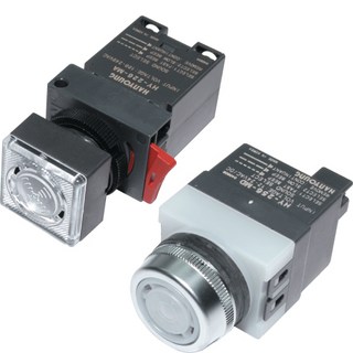 LED 부저 / 한영넉스 조광 부져 (전 사양 재고보유) HY-226M HY-256M, AC220V, HY-226M(22파이&25파이겸용/전면사각), 1개
