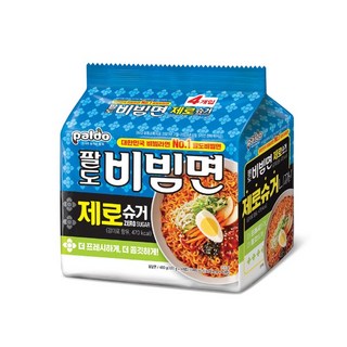 이젠서진 팔도 비빔면 제로슈거 120g 8개 제로비빔면