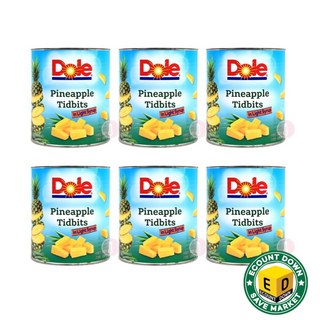 [BOX] Dole 돌 파인애플 티드빗, 6개, 3kg