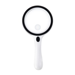 돋보기 LED 20mm 독서용 램프 확대경 듀얼 85mm 렌즈, 1개, 상세페이지 참조